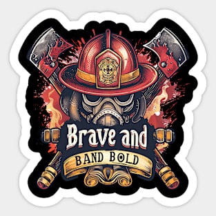 Brave and Bold Sticker